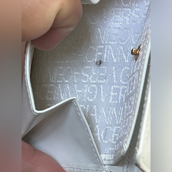 Versace - Gianni Versace vintage white leather Bi folded wallet - Picture 10 of 11